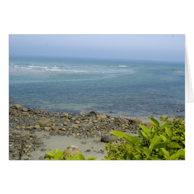 Atlantic Ocean uitzicht, Ogunstop, ME (Voorkant Horizontaal)