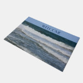 Atlantic Ocean Waves Seascape Photographic Welcome Deurmat (Schuin)