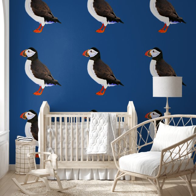 Atlantic Puffin Behang (Kinderen)