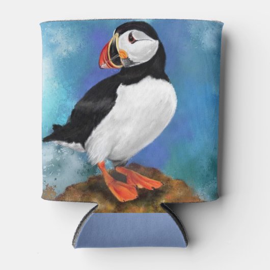 Atlantic Puffin Bird Koelbox Blikjeskoeler (Voorkant)