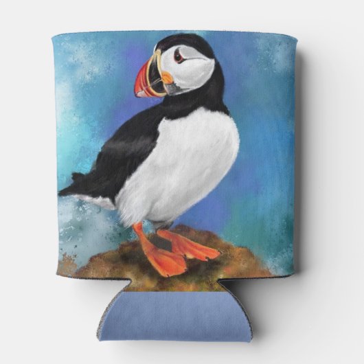 Atlantic Puffin Bird Koelbox Blikjeskoeler (Achterkant)