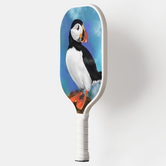 Atlantic Puffin Bird Pickleball Paddle (Links)