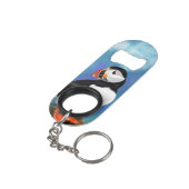 Atlantic Puffin Bird Sleutelhanger Bottle Opener Mini Flessenopener (Achterkant Gekanteld)