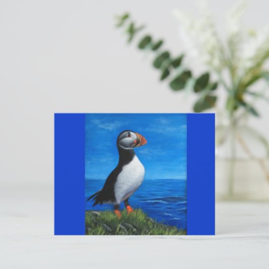 Atlantic Puffin Briefkaart (Staand voorkant)