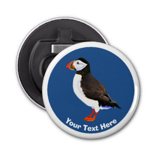 Atlantic Puffin Button Flesopener