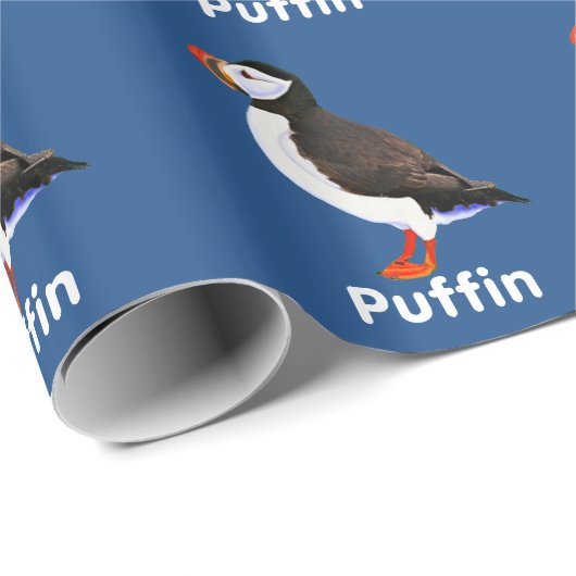 Atlantic Puffin Cadeaupapier (Rol Hoek)