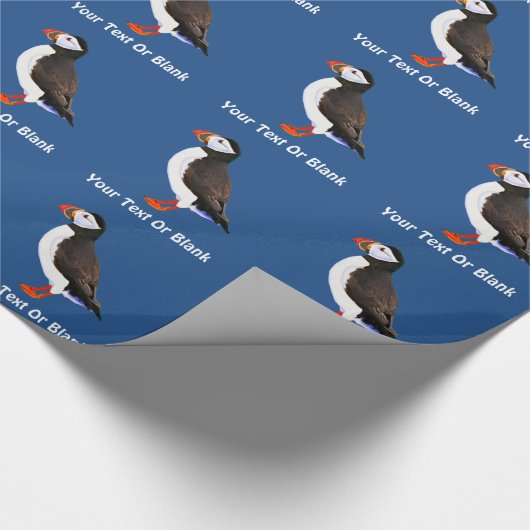 Atlantic Puffin Cadeaupapier (Hoek)