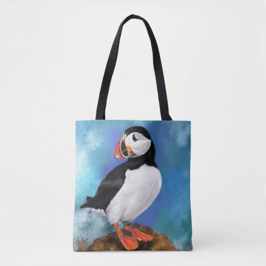 Atlantic Puffin Canvas tas (Voorkant)