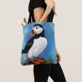 Atlantic Puffin Canvas tas (Dichtbij)