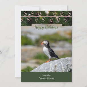 Atlantic Puffin Christmas Kaart