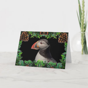 Atlantic Puffin Christmas Kaart