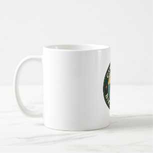 Atlantic Puffin Coastal  Badge Koffiemok