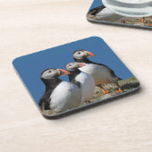 Atlantic Puffin Cork Onderzetter (Linkerzijde)