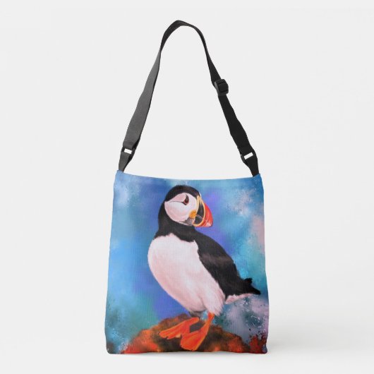 Atlantic Puffin Crossbody Bag Tas (Achterkant)