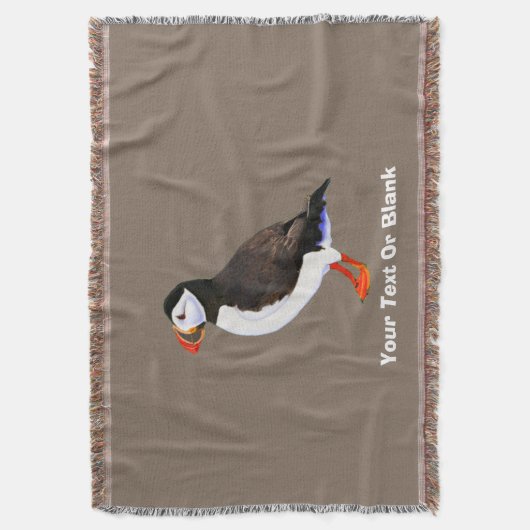 Atlantic Puffin Deken (Voorkant Verticaal)