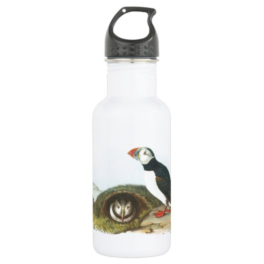 Atlantic Puffin door Audubon Waterfles (Voorkant)
