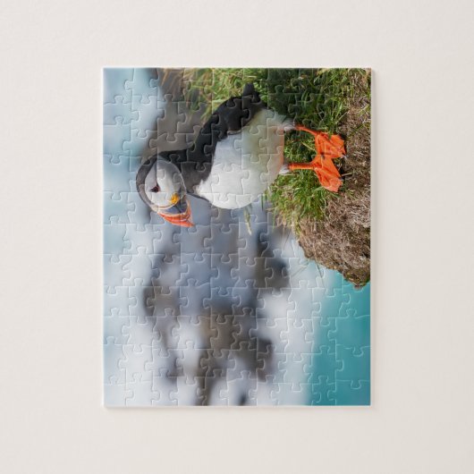 Atlantic Puffin Fratercula Arctica Legpuzzel (Verticaal)