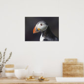 Atlantic Puffin Fratercula Arctica Poster (Keuken)