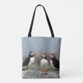 Atlantic Puffin Group Tote Bag (Achterkant)