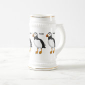 Atlantic puffin-illustratie bierpul (Voorkant rechts)