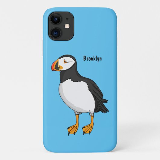 Atlantic puffin-illustratie Case-Mate iPhone case (Achterkant)