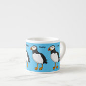 Atlantic puffin-illustratie espresso kop (Voorkant rechts)