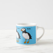 Atlantic puffin-illustratie espresso kop (Rechts)