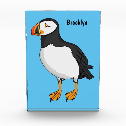 Atlantic puffin-illustratie fotoblokken (Voorkant)