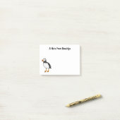 Atlantic puffin-illustratie post-it® notes (Op bureau)