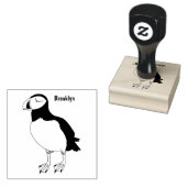 Atlantic puffin-illustratie rubberstempel (Gestempeld)