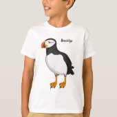 Atlantic puffin-illustratie t-shirt (Voorkant)