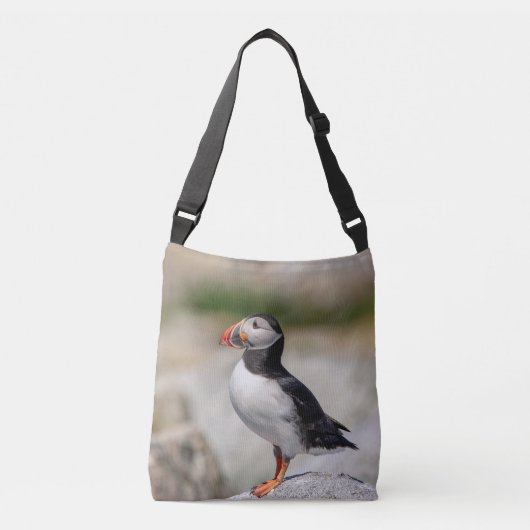 Atlantic Puffin in Machias, Maine Crossbody Tas (Voorkant)