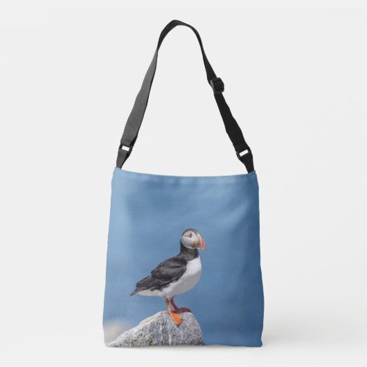 Atlantic Puffin in Machias, Maine Crossbody Tas (Achterkant)