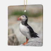 Atlantic Puffin in Machias, Maine Keramisch Ornament (Links)