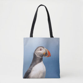 Atlantic Puffin in Machias, Maine Tote Bag