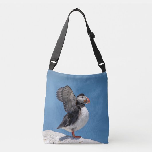 Atlantic Puffin in Machias, ME Crossbody Tas (Voorkant)