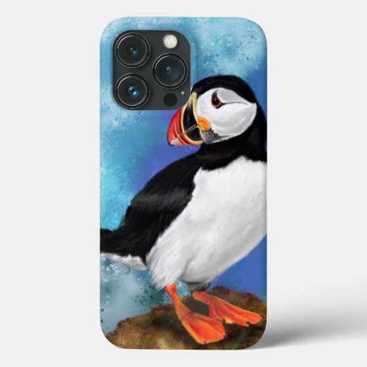 Atlantic Puffin iPhone Case (Achterkant)