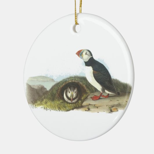Atlantic Puffin, John Audubon Keramisch Ornament (Links)