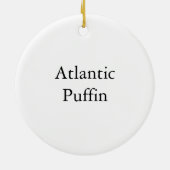 Atlantic Puffin, John Audubon Keramisch Ornament (Achterkant)