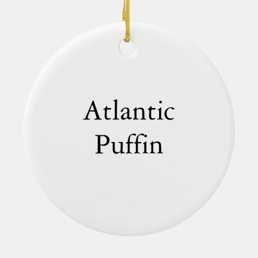 Atlantic Puffin, John Audubon Keramisch Ornament (Achterkant)