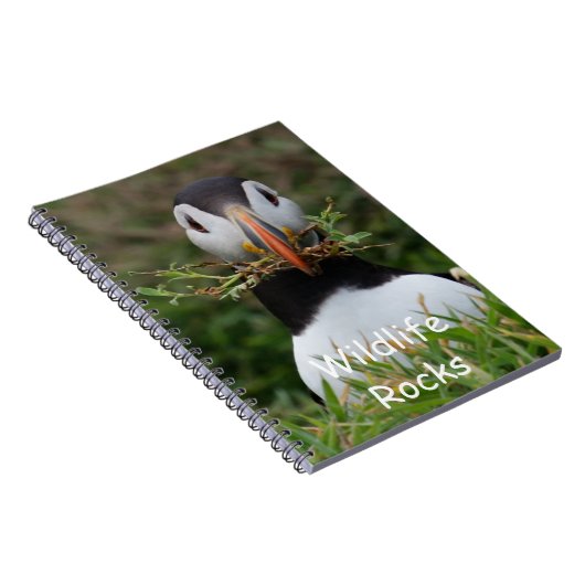 Atlantic Puffin-laptop Notitieboek (Rechterzijde)