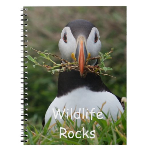 Atlantic Puffin-laptop Notitieboek (Voorkant)