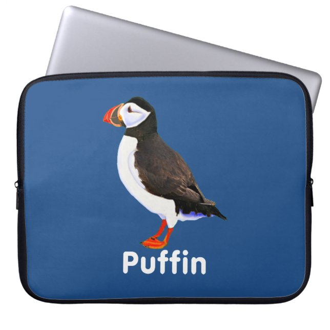 Atlantic Puffin Laptop Sleeve (Voorkant)