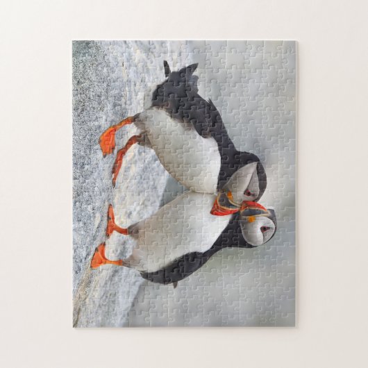Atlantic Puffin Love Legpuzzel (Verticaal)