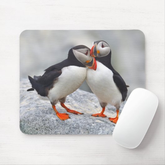 Atlantic Puffin Love Muismat (Met muis)