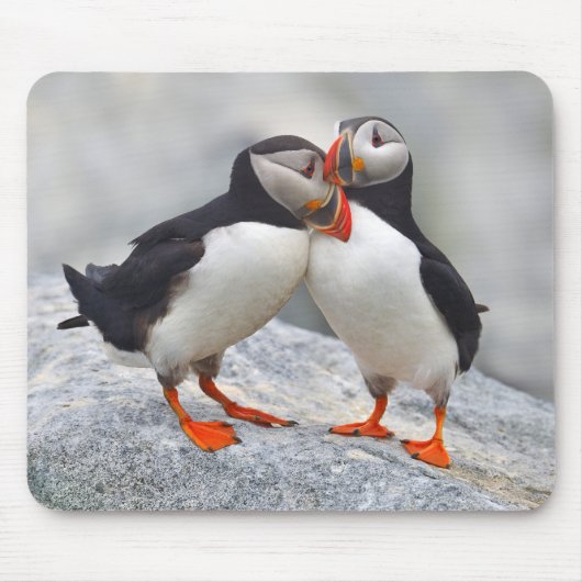 Atlantic Puffin Love Muismat (Voorkant)