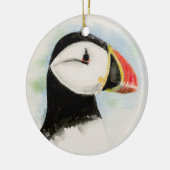 Atlantic Puffin-Ornament Keramisch Ornament (Links)
