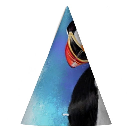 Atlantic Puffin Party Pet Mooie Vogel Feesthoedjes (Links)