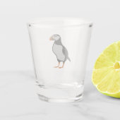 Atlantic Puffin Permanent Shot Glas (Achterkant)
