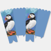 Atlantic Puffin Popcorn Box Bedankdoosjes (Ongevouwen)